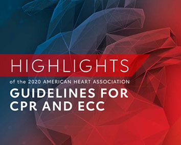 Highlights of the 2020 American Heart association Guidelines for CPR & ECC