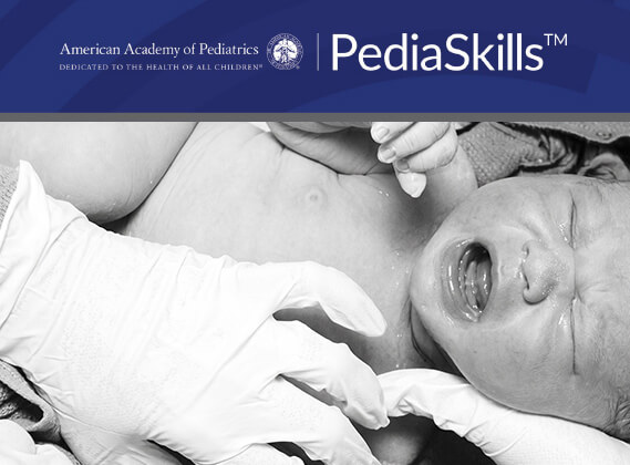 American Academy of Pediatrics PediaSkills Infant with healthcare team
